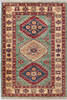 Kazak Green Hand Knotted 210 X 42 Area Rug 700-155685 Thumb 0
