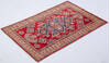 Kazak Red Hand Knotted 28 X 40 Area Rug 700-155686 Thumb 2