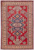 Kazak Red Hand Knotted 28 X 40 Area Rug 700-155686 Thumb 0