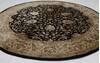 Jaipur Black Round Hand Knotted 81 X 81 Area Rug 254-155689 Thumb 5
