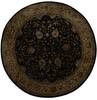 Jaipur Black Round Hand Knotted 81 X 81 Area Rug 254-155689 Thumb 0