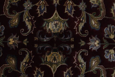 Jaipur Black Round Hand Knotted 62 X 62 Area Rug 254-155690 Image 2