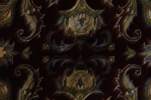 Jaipur Black Round Hand Knotted 62 X 62 Area Rug 254-155690 Image 3