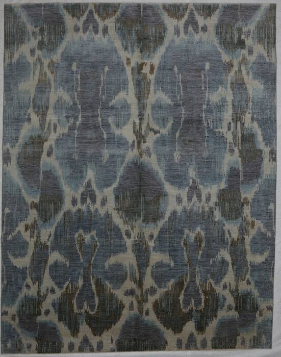Indo-Nepal Grey Hand Knotted 80 X 100 Area Rug 254-155693 Image 0