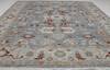 Oushak Blue Hand Knotted 710 X 100 Area Rug 254-155698 Thumb 6