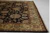 Floral Black Hand Knotted 81 X 101  Area Rug 254-155702 Thumb 2