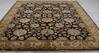 Floral Black Hand Knotted 81 X 101  Area Rug 254-155702 Thumb 6