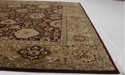 Ferahan Red Hand Knotted 80 X 910 Area Rug 254-155705 Image 3