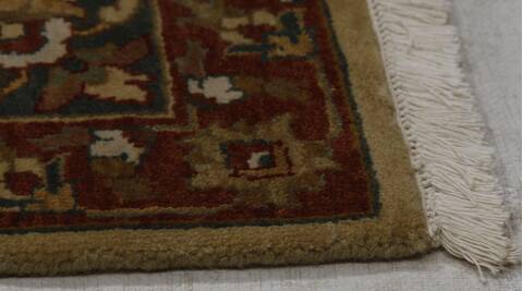 Mahabad Beige Hand Knotted 81 X 100 Area Rug 254-155706 Image 2
