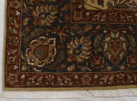 Mahabad Beige Hand Knotted 81 X 100 Area Rug 254-155706 Image 5