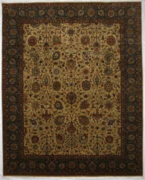 Mahabad Beige Hand Knotted 8'1" X 10'0"  Area Rug 254-155706
