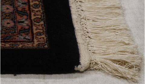 Bidjar Black Hand Knotted 80 X 100 Area Rug 254-155707 Image 2