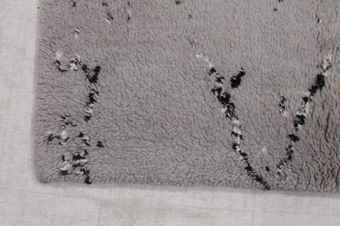 Modern Grey Hand Knotted 62 X 92 Area Rug 254-155708 Image 5