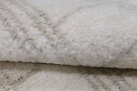 Modern Beige Hand Knotted 60 X 90 Area Rug 254-155710 Image 1