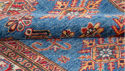 Kazak Blue Hand Knotted 42 X 59 Area Rug 700-155713 Image 5