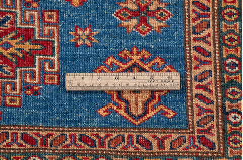 Kazak Blue Hand Knotted 42 X 59 Area Rug 700-155713 Image 6