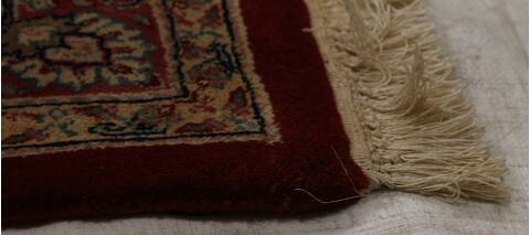 Mashad Red Hand Knotted 90 X 120 Area Rug 254-155723 Image 2