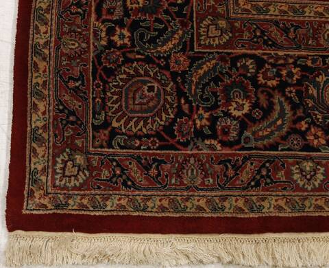 Mashad Red Hand Knotted 90 X 120 Area Rug 254-155723 Image 5