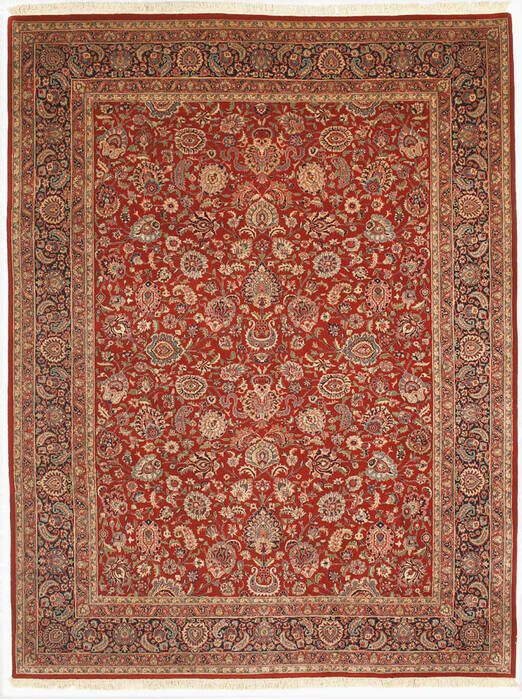 Mashad Red Hand Knotted 90 X 120 Area Rug 254-155723 Image 0