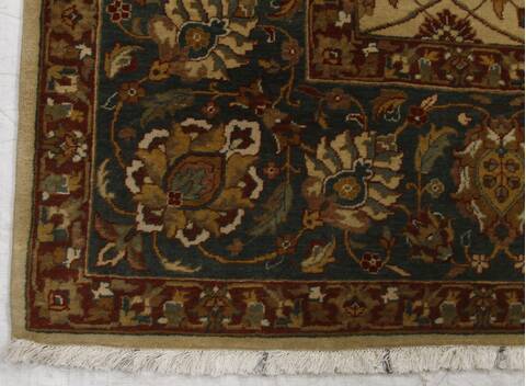 Mahabad Cream Hand Knotted 93 X 120 Area Rug 254-155727 Image 6