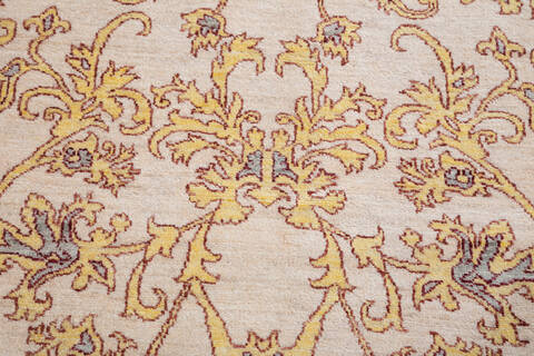 Chobi Beige Hand Knotted 64 X 90  Area Rug 700-155731 Image 5