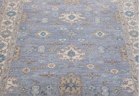 Chobi Grey Hand Knotted 40 X 511 Area Rug 700-155732 Image 3