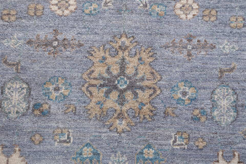 Chobi Grey Hand Knotted 40 X 511 Area Rug 700-155732 Image 5