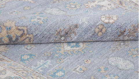 Chobi Grey Hand Knotted 40 X 511 Area Rug 700-155732 Image 6