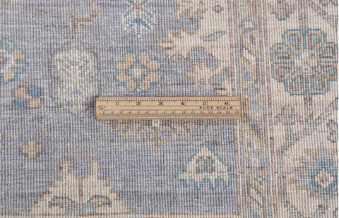 Chobi Grey Hand Knotted 40 X 511 Area Rug 700-155732 Image 7