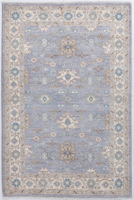 Chobi Grey Hand Knotted 40 X 511 Area Rug 700-155732 Image 0