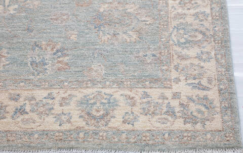 Chobi Green Hand Knotted 41 X 510 Area Rug 700-155733 Image 4
