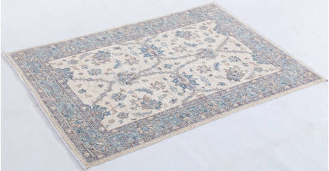 Chobi Beige Hand Knotted 34 X 50 Area Rug 700-155734 Image 2