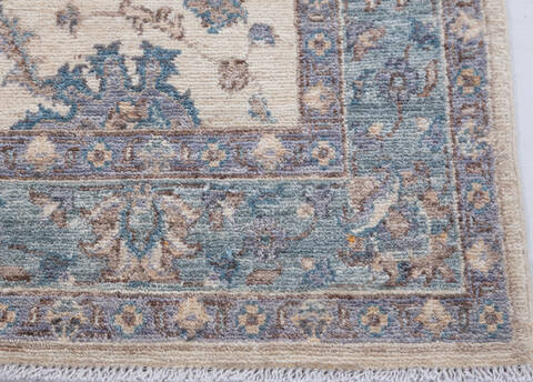 Chobi Beige Hand Knotted 34 X 50 Area Rug 700-155734 Image 4