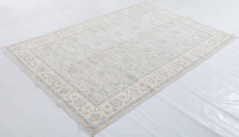 Chobi Beige Hand Knotted 60 X 811 Area Rug 700-155741 Image 2