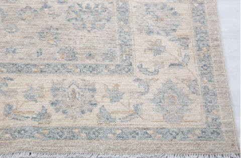 Chobi Beige Hand Knotted 60 X 811 Area Rug 700-155741 Image 4