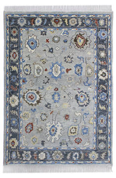 Bhadohi Multicolor Hand Knotted 4'1" X 5'11"  Area Rug 902-155745