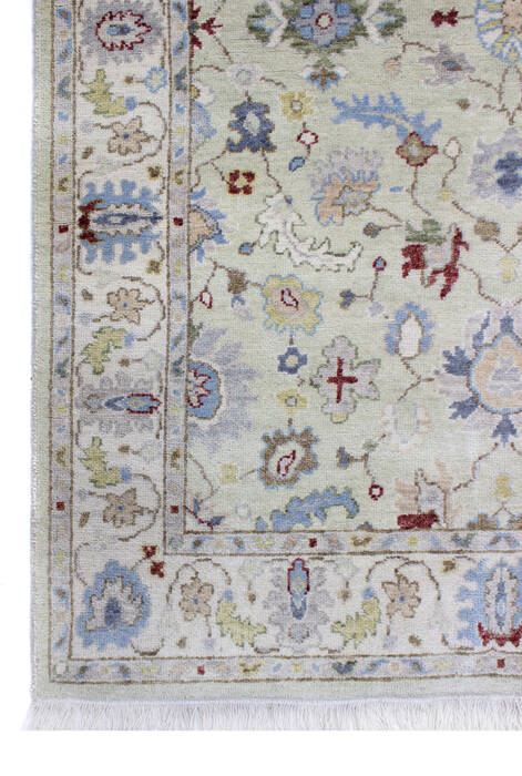 Bhadohi Multicolor Hand Knotted 41 X 511 Area Rug 902-155757 Image 2