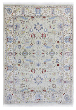 Bhadohi Multicolor Hand Knotted 4'1" X 5'11"  Area Rug 902-155757
