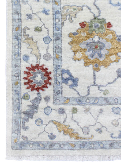 Bhadohi Multicolor Hand Knotted 41 X 57 Area Rug 902-155758 Image 2