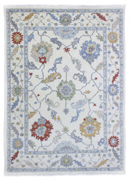 Bhadohi Multicolor Hand Knotted 4'1" X 5'7"  Area Rug 902-155758