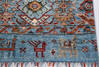 Chobi Light Blue Hand Knotted 51 X 68  Area Rug 700-155764 Thumb 4