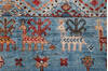 Chobi Light Blue Hand Knotted 51 X 68  Area Rug 700-155764 Thumb 5