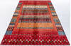 Chobi Red Hand Knotted 68 X 100 Area Rug 700-155767 Thumb 1