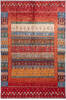 Chobi Red Hand Knotted 68 X 100 Area Rug 700-155767 Thumb 0