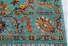 Chobi Green Hand Knotted 59 X 85 Area Rug 700-155768 Thumb 4