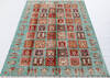 Chobi Green Hand Knotted 510 X 83 Area Rug 700-155769 Thumb 1