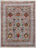 Chobi Grey Hand Knotted 51 X 68  Area Rug 700-155772 Thumb 0