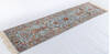 Chobi Light Gray Runner Hand Knotted 27 X 100 Area Rug 700-155773 Thumb 2