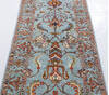 Chobi Light Gray Runner Hand Knotted 27 X 100 Area Rug 700-155773 Thumb 3