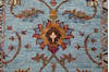 Chobi Light Gray Runner Hand Knotted 27 X 100 Area Rug 700-155773 Thumb 5